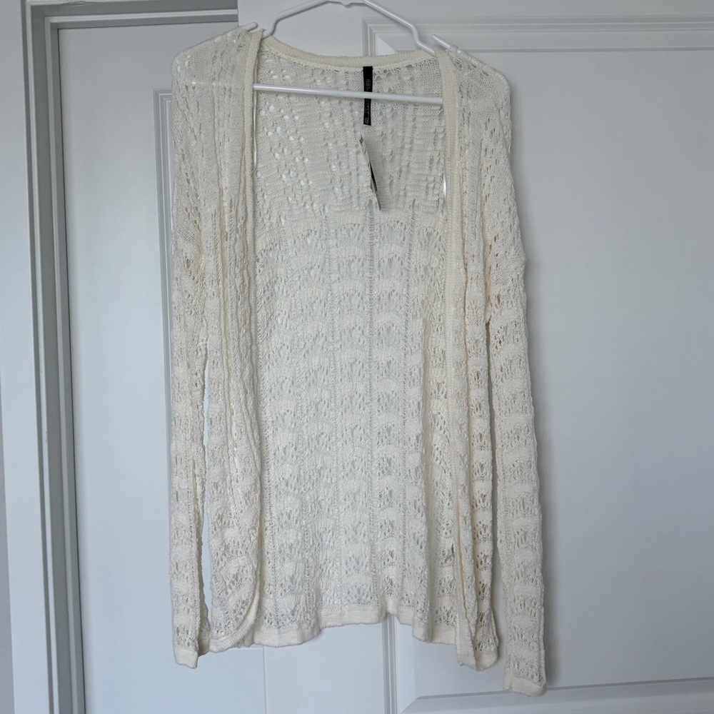 NWT Ivory Knit Cardigan